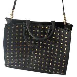 Rebecca Minkoff Gold Studded Tote Bag